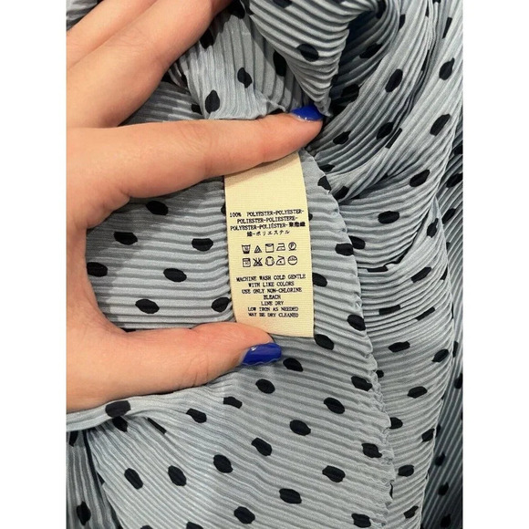 Free People Margot Slip Dress Set- 2 Dresses- Blue Polka Dot NWT - Picture 15 of 16